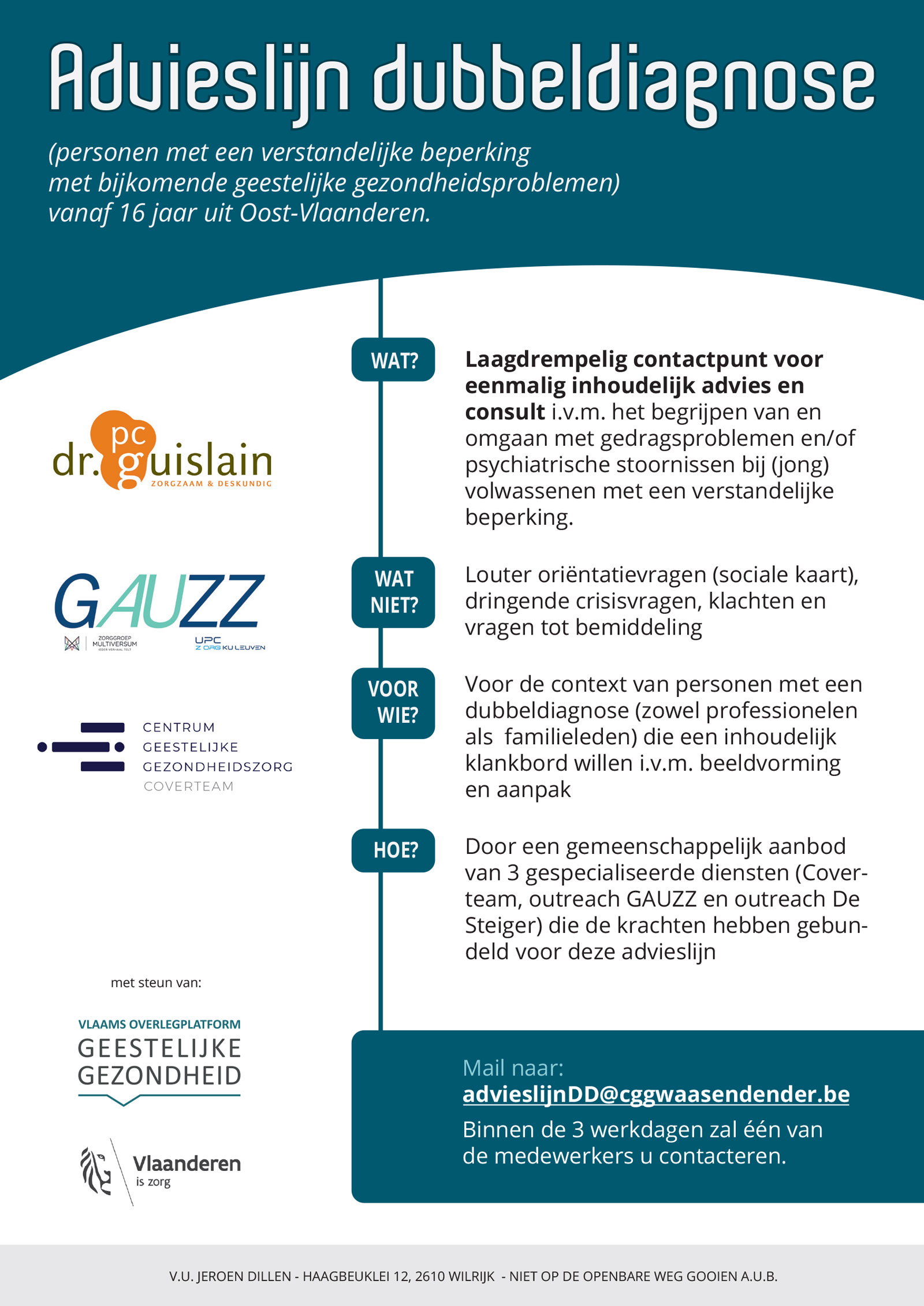 Info-leaflet Advieslijn Dubbeldiagnose